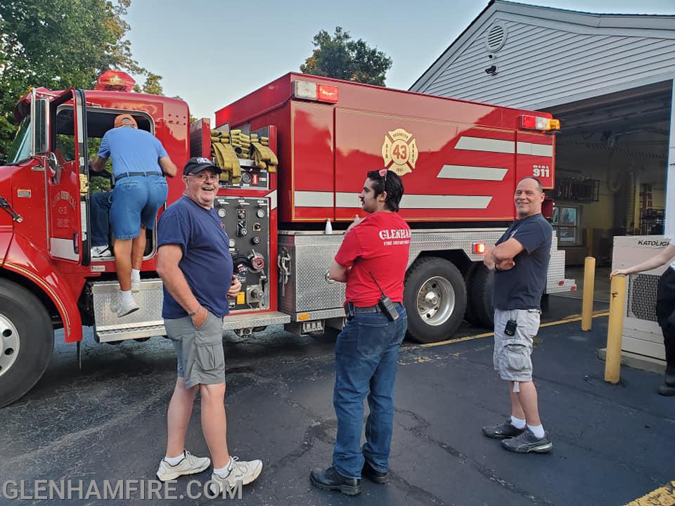 Members training on our tanker.