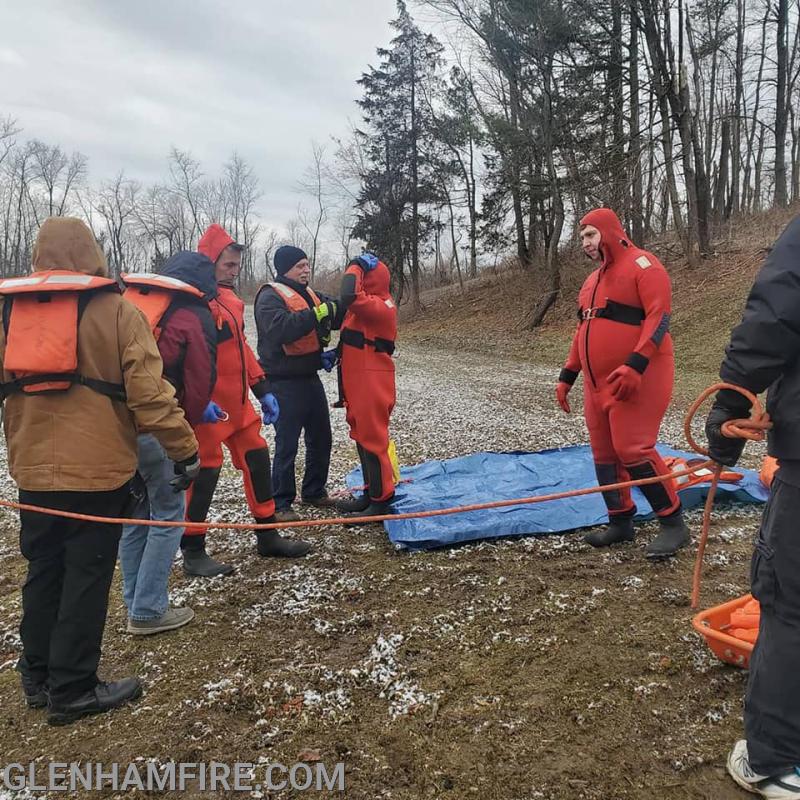 Ice/Cold Water Rescue training